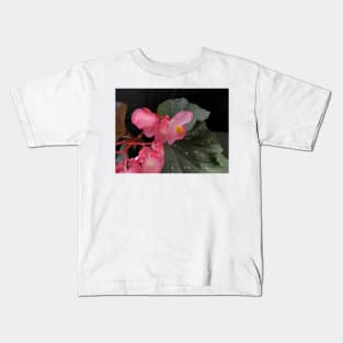 pink flower in the garden Kids T-Shirt